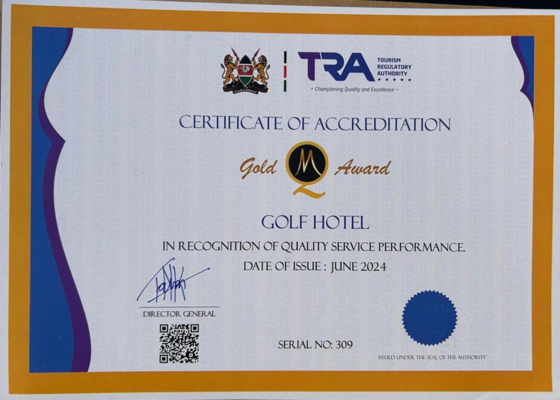 Golf Hotel Kakamega 외부 사진